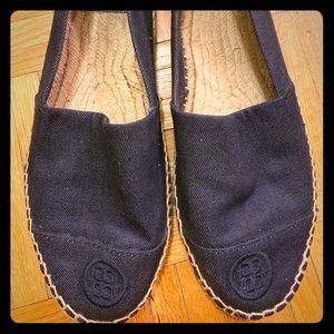 Tory Burch Denim Espadrilles Size 9- Worn Twice